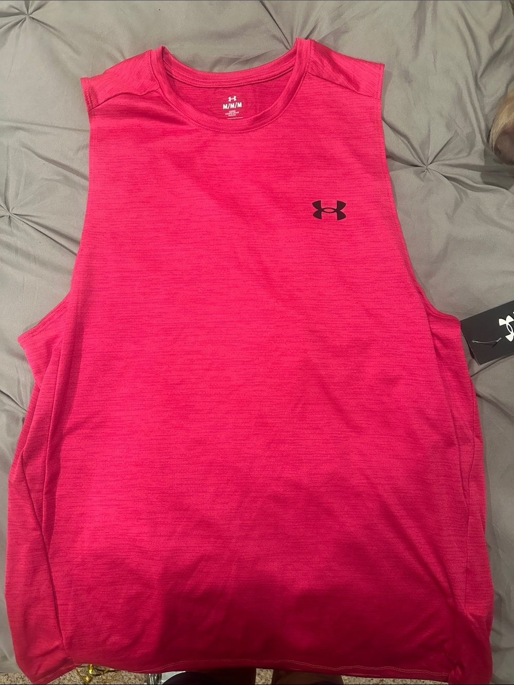 Under Armour Men's Hot Pink Performance Tank
